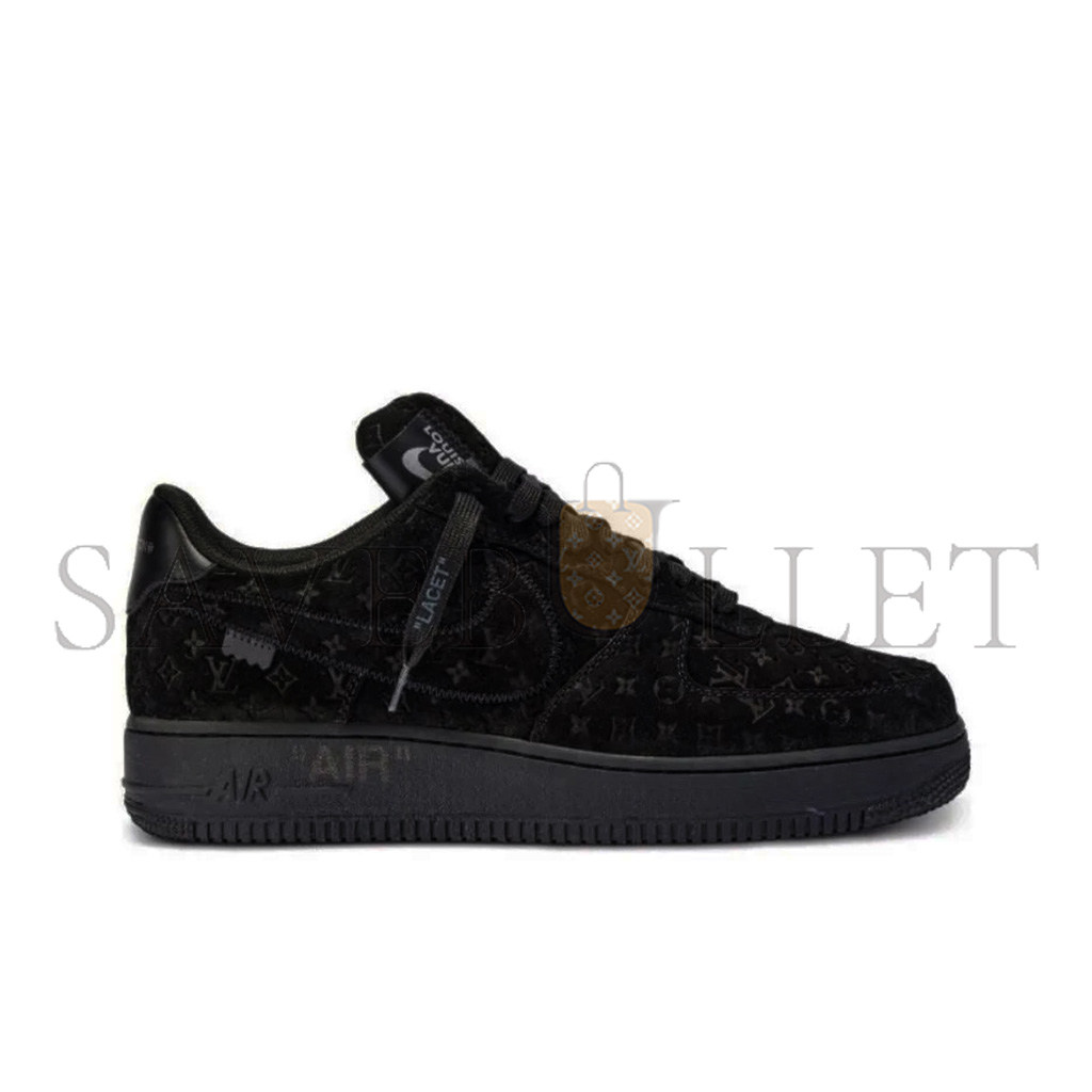 NIKE LOUIS VUITTON AIR FORCE 1 LOW BY VIRGIL ABLOH BLACK 1A9VD7